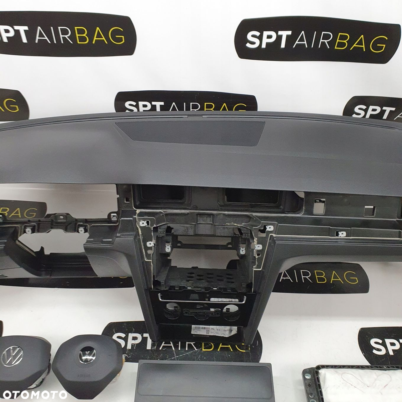 VW PASSAT B8 LIFT DESKA ROZDZIELCZA KONSOLA KOKPIT PULPIT PODUSZKI AIRBAG AIR BAG PASY KIT SET - 3