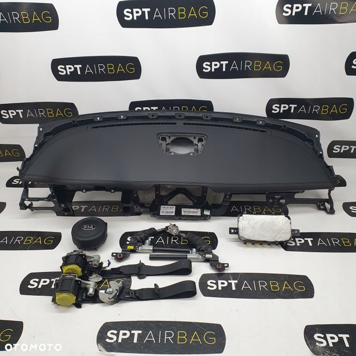 KIA SORENTO DESKA ROZDZIELCZA KONSOLA KOKPIT PULPIT PODUSZKI AIRBAG AIR BAG PASY KIT SET - 1