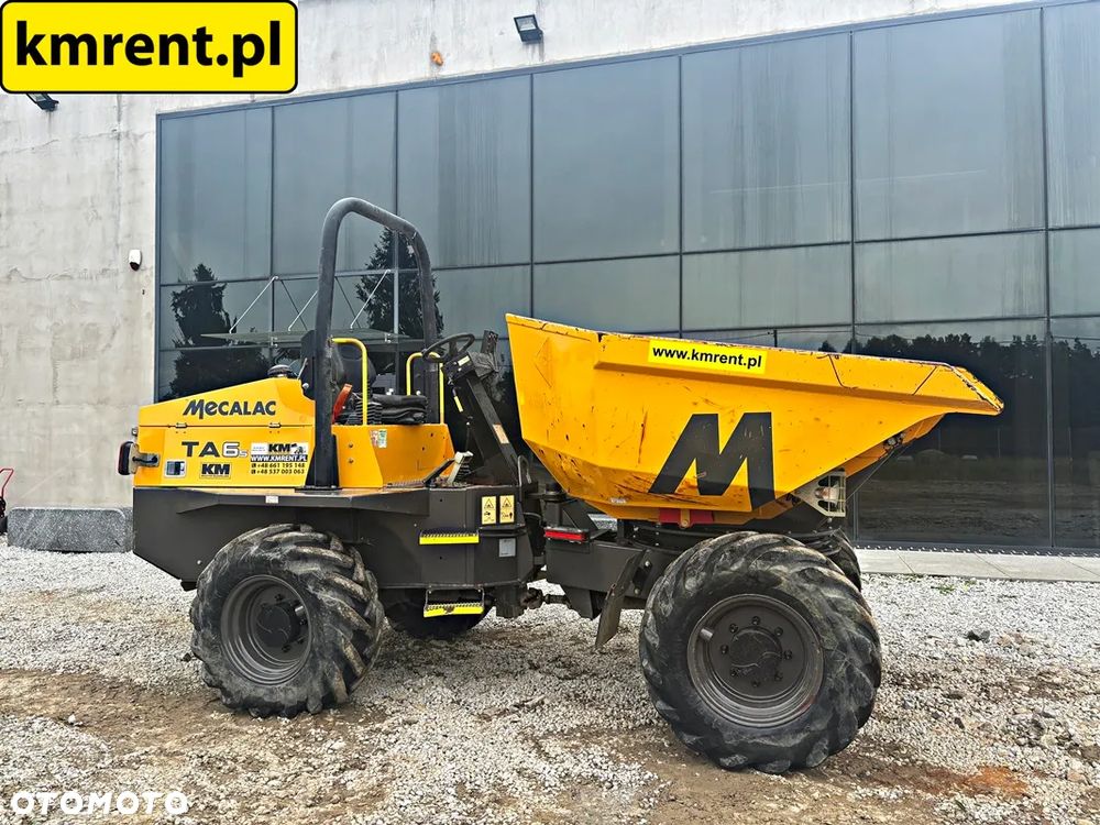 Mecalac TA6S WOZIDŁO 2019R | Wacker Neuson DV60, DW60, Thwaites 6 Tonne, MACH 2060, JCB 6T-1, 6T-2, Ausa D601 AHG, D600 APG, Hydrema 912, Terex TA6, TA6S, Benford PT6000, SXR6000, Bergmann C805S, 2060 R Plus, Volvo A25 - 3