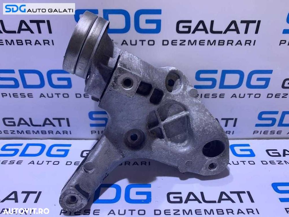 Suport Accesorii Compresor AC Clima cu Rola Intinzatoare Audi A3 8P 1.6 FSI BAG BLP BLF 2004 - 2008 Cod 1K0260885B [MA0245] - 1