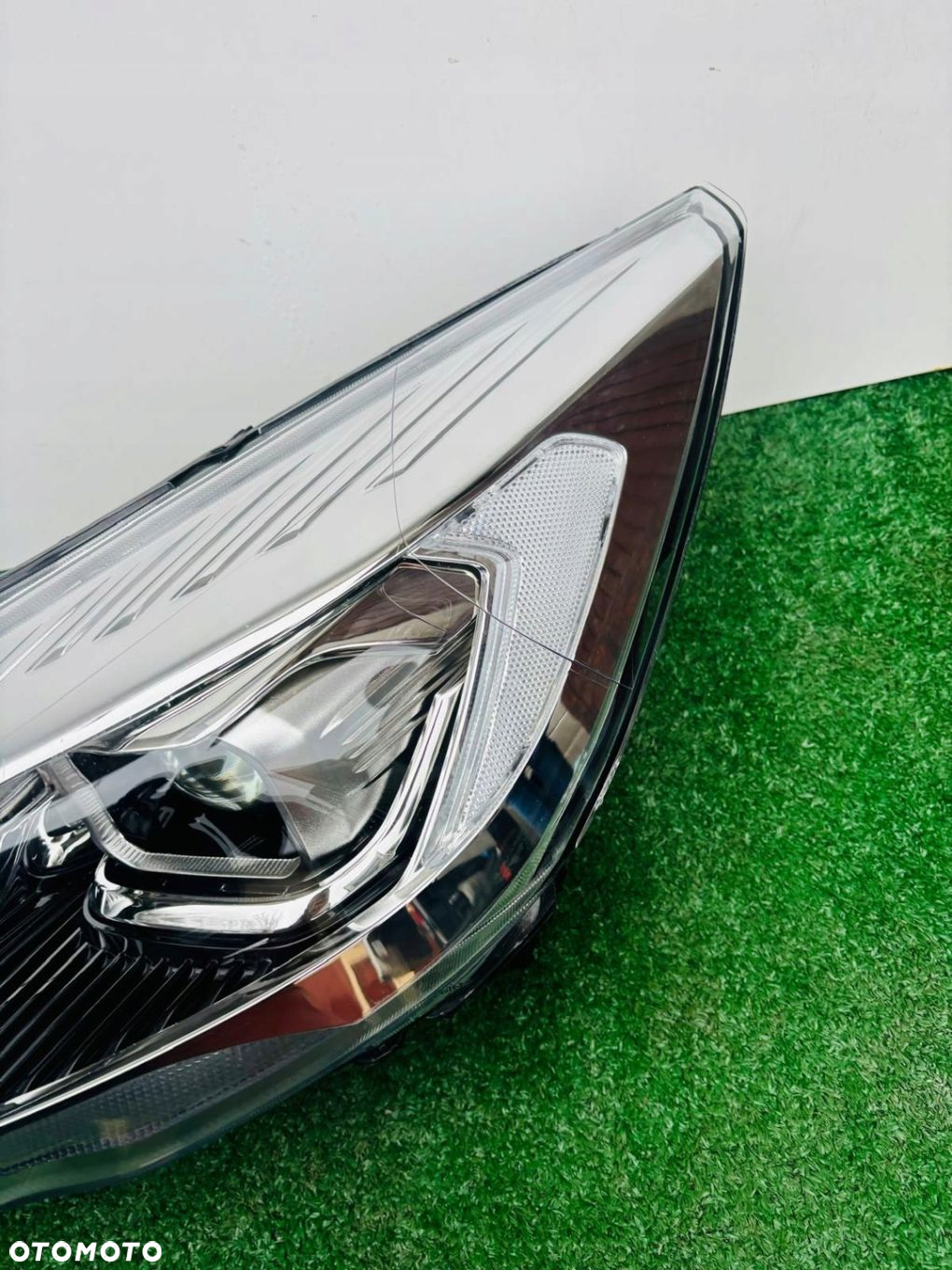 LAMPA LEWA REFLEKTOR LEWY FORD KUGA 2 BI XENON SKRĘTNY LED SREBRNA FACELIFT - 8