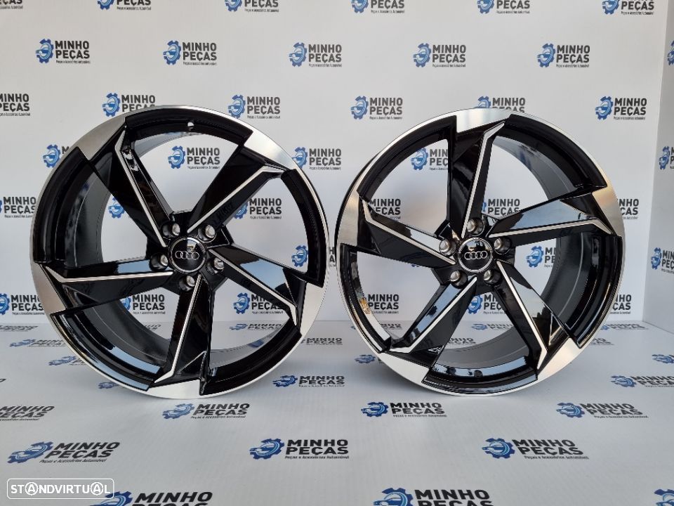 Jantes Audi (A9) em 20 Preto Polido - 1