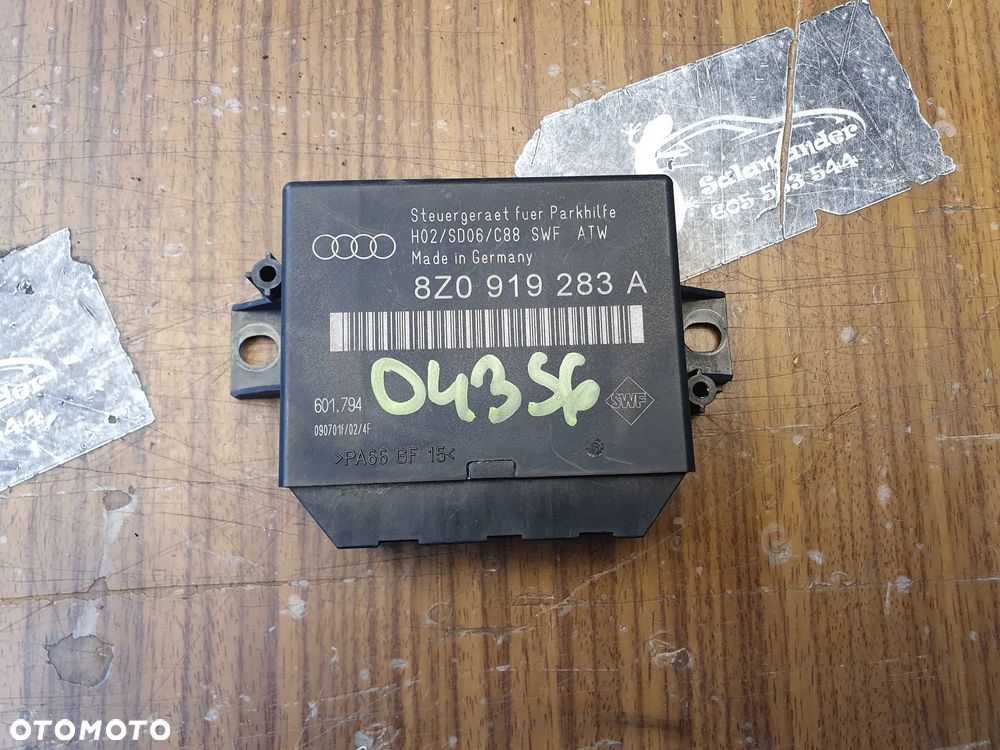 Moduł 8Z0919283A Sterownik Czujnik Parktronik Parkowania PDC Audi A4 B6 Sedan Kombi - 2