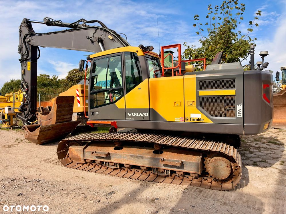 Volvo EC220EL Trimble 3D GPS 3 łyżki, widły TOP