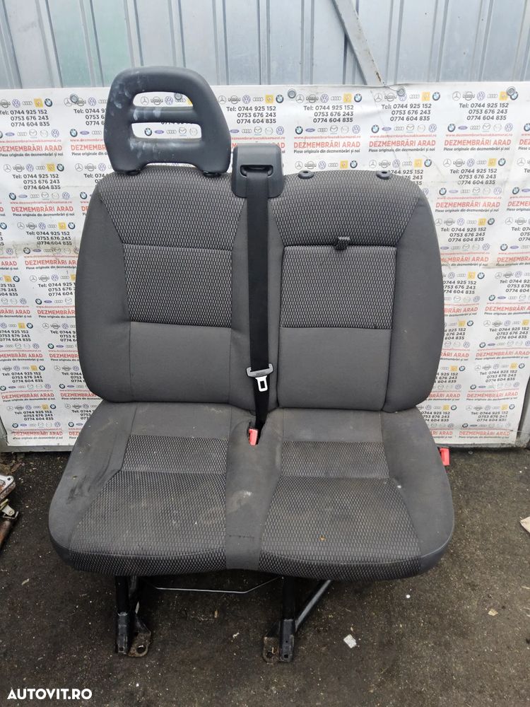 Bancheta Peugeot Boxer Fiat Ducato Citroen Jumper bancheta dubla fata 2006-2025 - 1