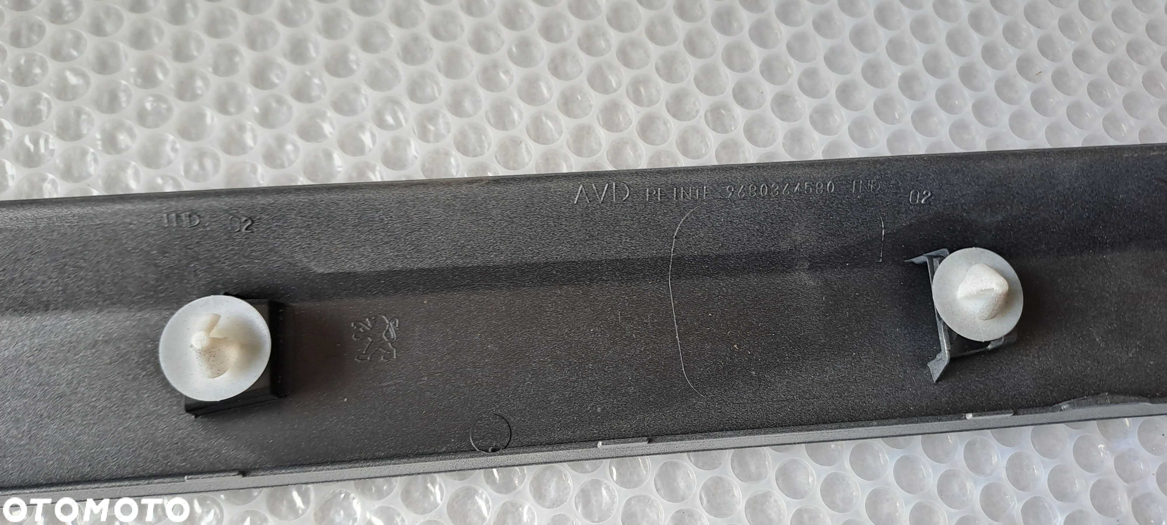 308 I Listwa drzwi prawy przód srebrna Peugeot NOWA ORG PSA 8545GE - 7