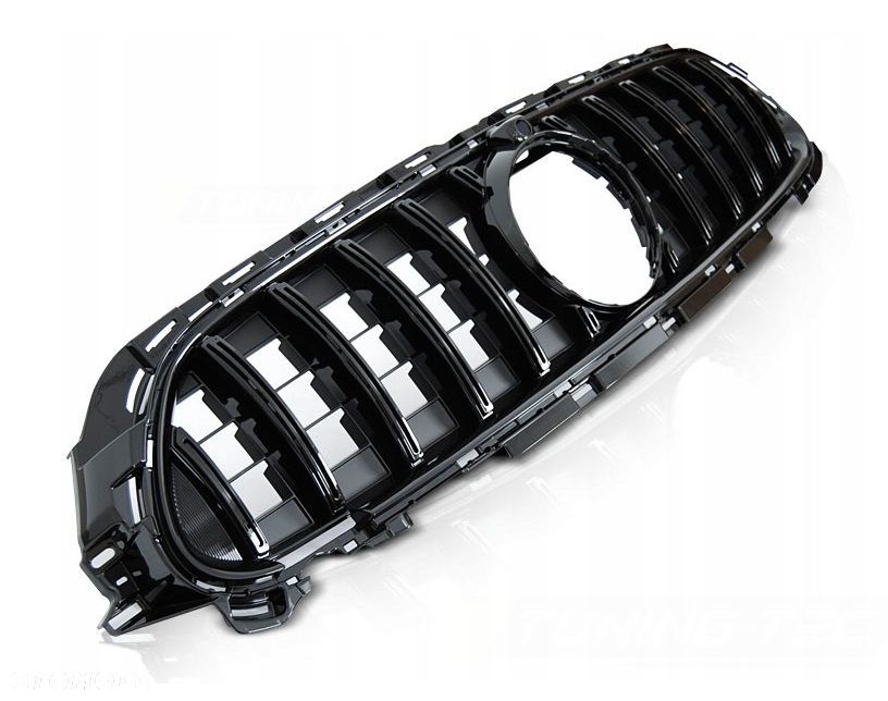 atrapa grill kratka gorna w zderzak czarna mercedes e klasa w 213 lift 20- - 1