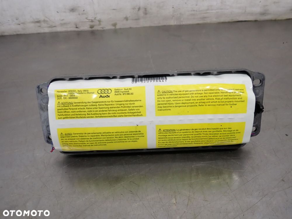PODUSZKA PASAŻERA AUDI A3 8P 8P0880202 - 1