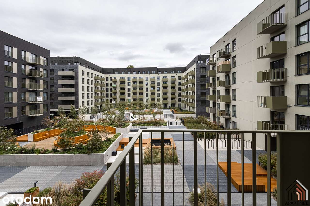 Piękny apartament 2 pok. balkon, Fuzja, Księży Młyn - BEZ PROWIZJI!