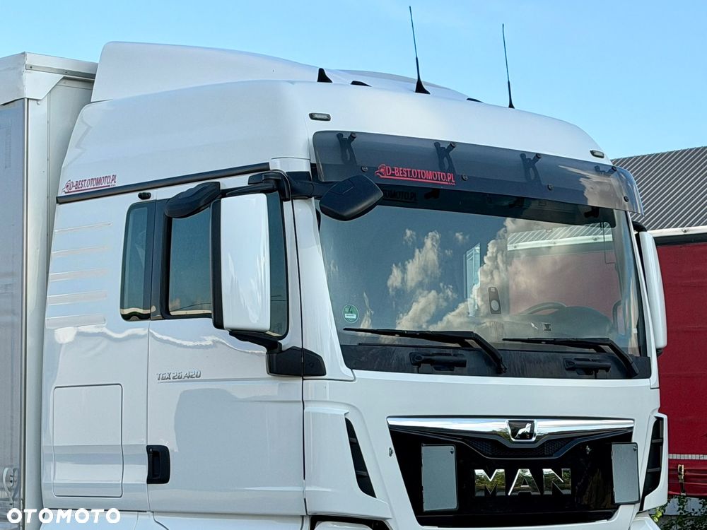 MAN TGX 26.420 / FIRANKA / WINDA / 18 EUROPALET / 410 TYŚ KM / 6x2 / OŚ SKRĘTNA / OŚ PODNOSZONA / 2019 ROK / AUTOMAT - 9