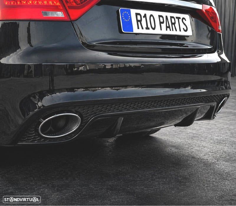 PARA-CHOQUES TRASEIRO AUDI A5 8T COUPE 07-15 LOOK RS5 - 4