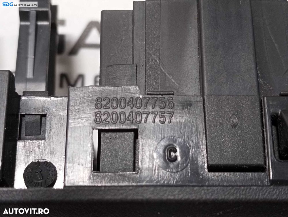Buton Butoane Reglaj Nivel Faruri Renault Clio 3 2005 - 2014 Cod 8200407756 8200407757 [M4863] - 3