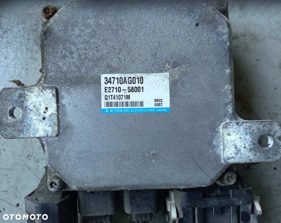 Subaru Outback Legacy IV 2.0 D komputer sterownik silnika 34710AG010 E2710-58001 - 1