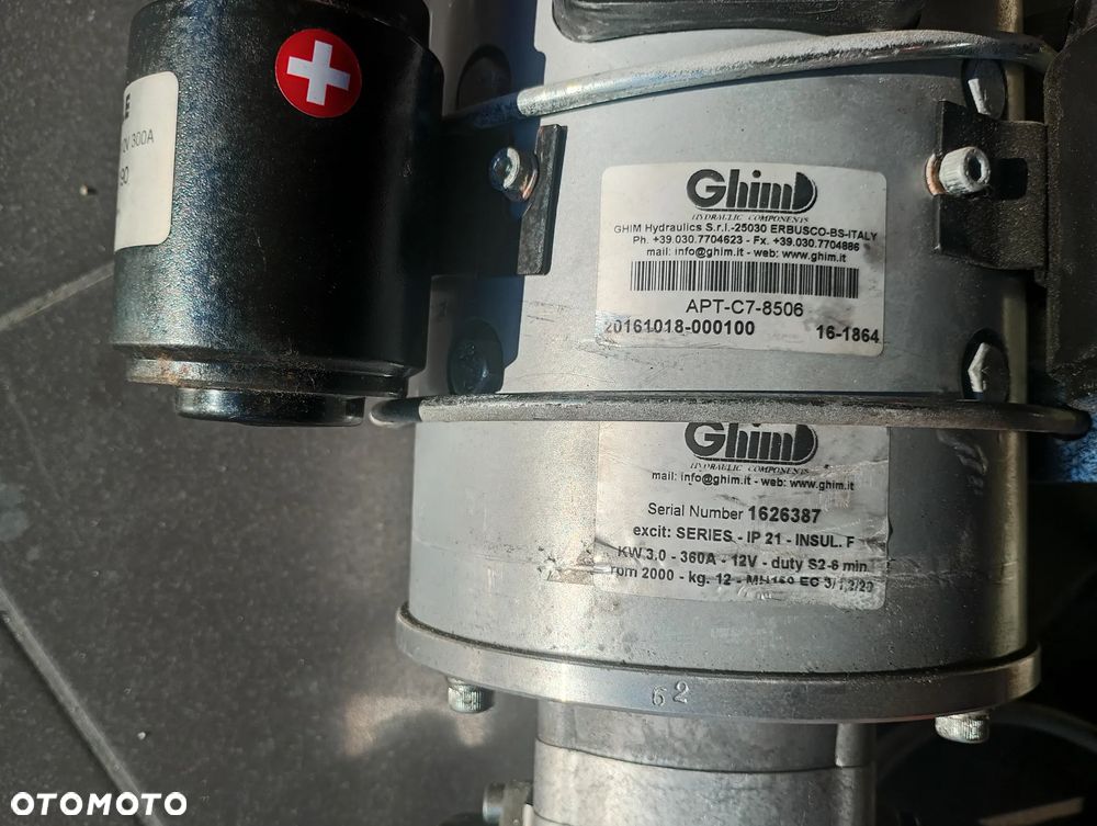 Elektropompa Hydrauliczna 1,5KW 220A 12V Silnik Hydrauliczny Pompa Hydrauliczna - 9