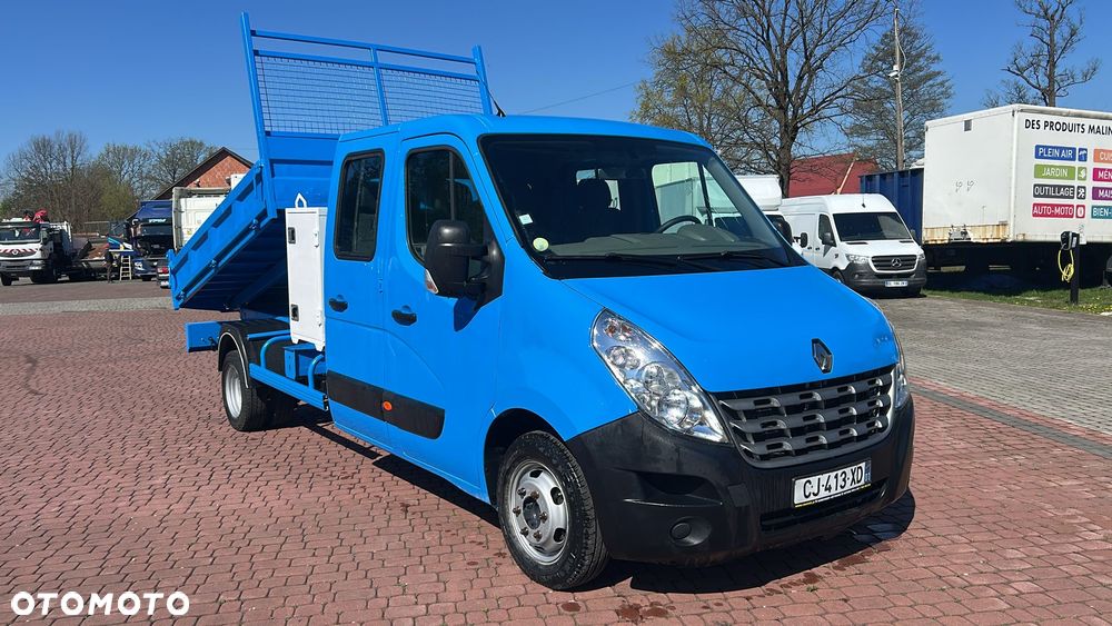 Renault MASTER III *DOKA* BRYGADOWKA 7-OS* WYWROT* 3,5T NA HAKU* SKRZYNKA* KLIMA* z FRANCJI - 2