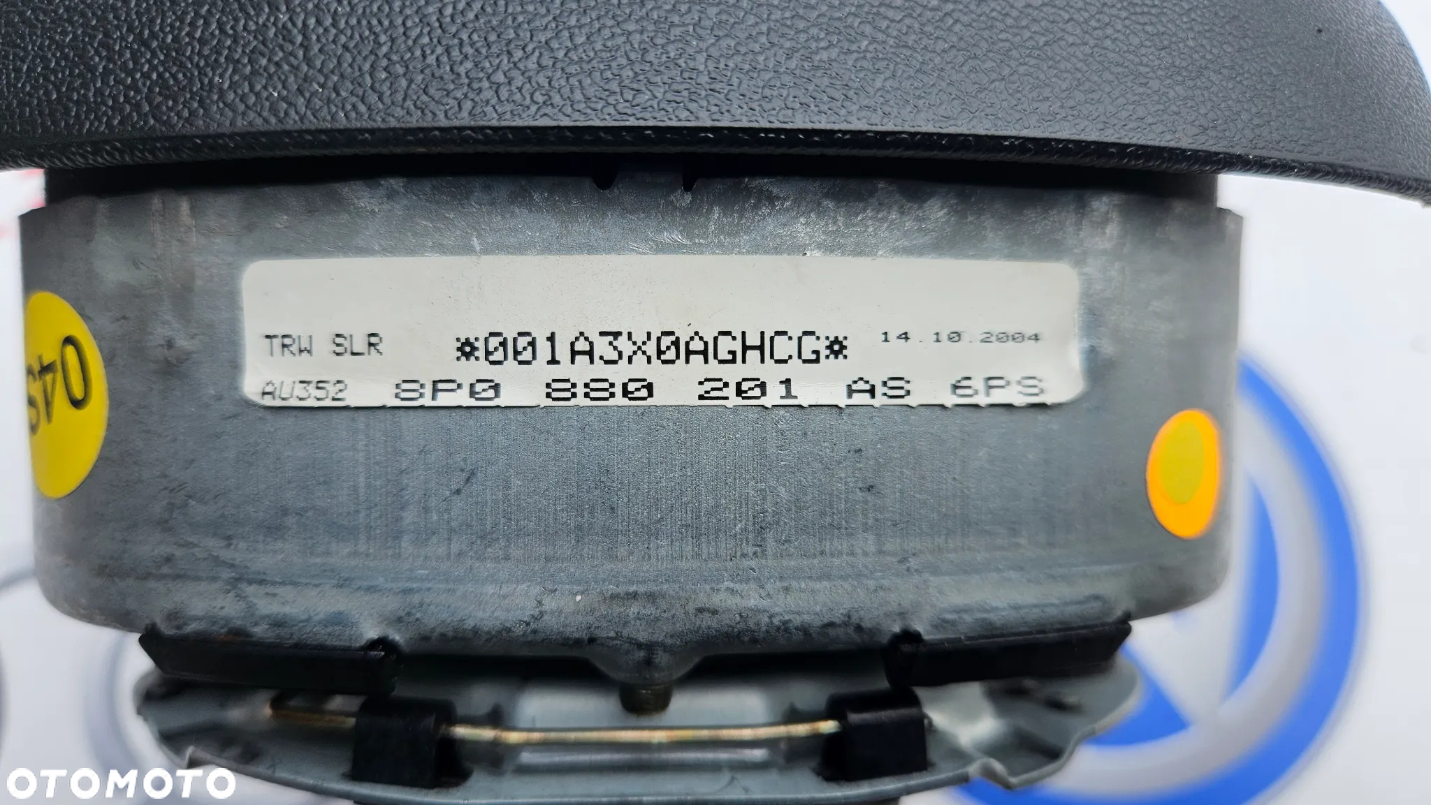 Audi A3 8P 5D Sportback 2005 rok Poduszka kierowcy 4 RAMIENNA pasażera Pasy bezpieczeństwa Airbag 8P0880201AS 8P4857705B 8P4857706C 8P0880202 - 17