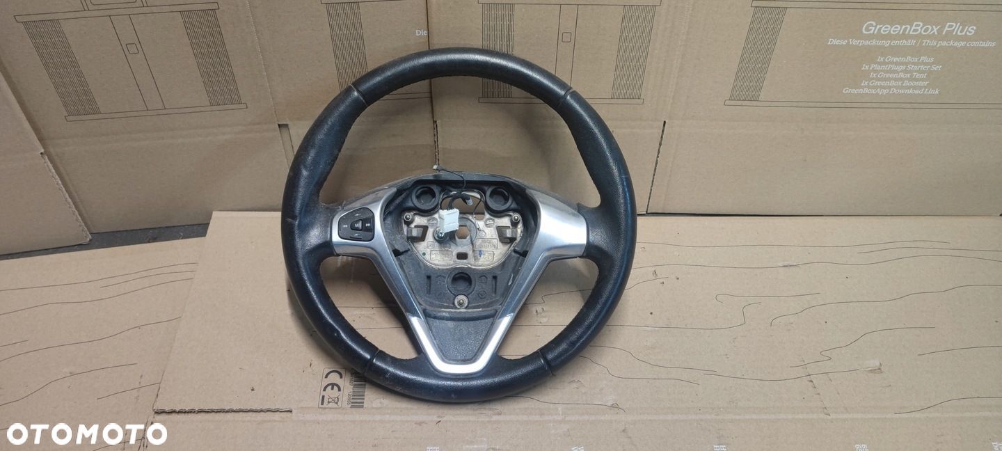 FORD FIESTA MK7 LIFT 12-16 KIEROWNICA SKÓRA SKÓRZANA - 1