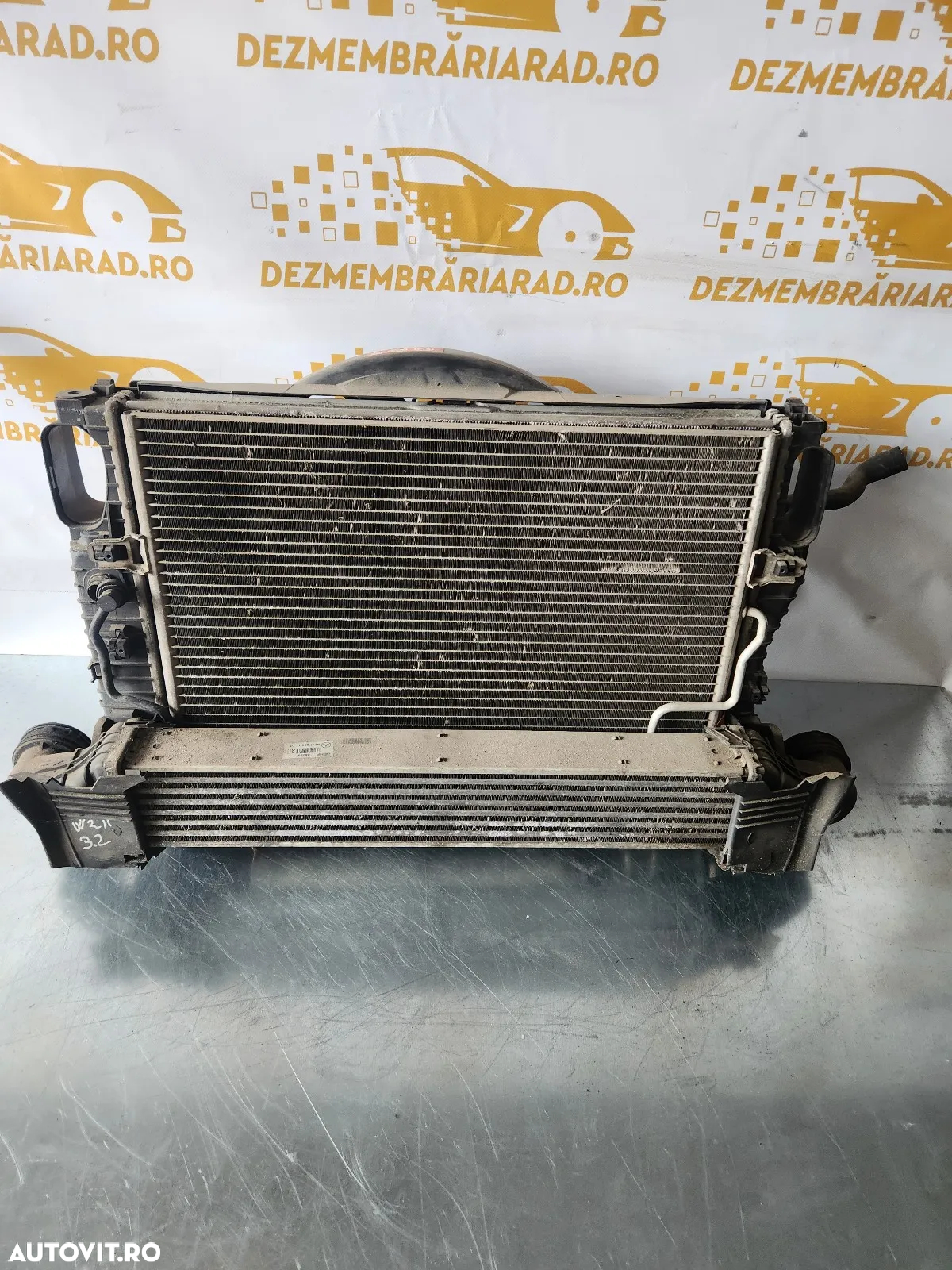 Grup Radiatoare Radiator Apa Clima Intercooler Termocupla Mercedes E Class W211 3.0 Cdi - 2