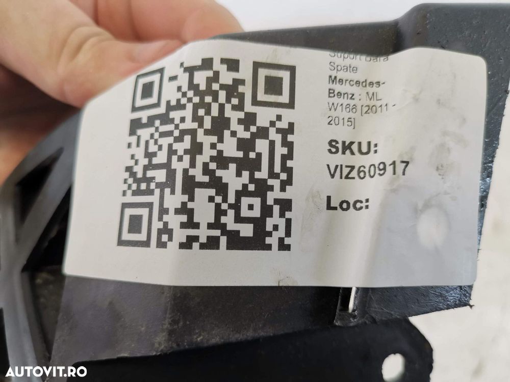 Suport Bara Spate Mercedes-Benz  ML W166 2011 2012 2013 2014 2015 Orig - 8