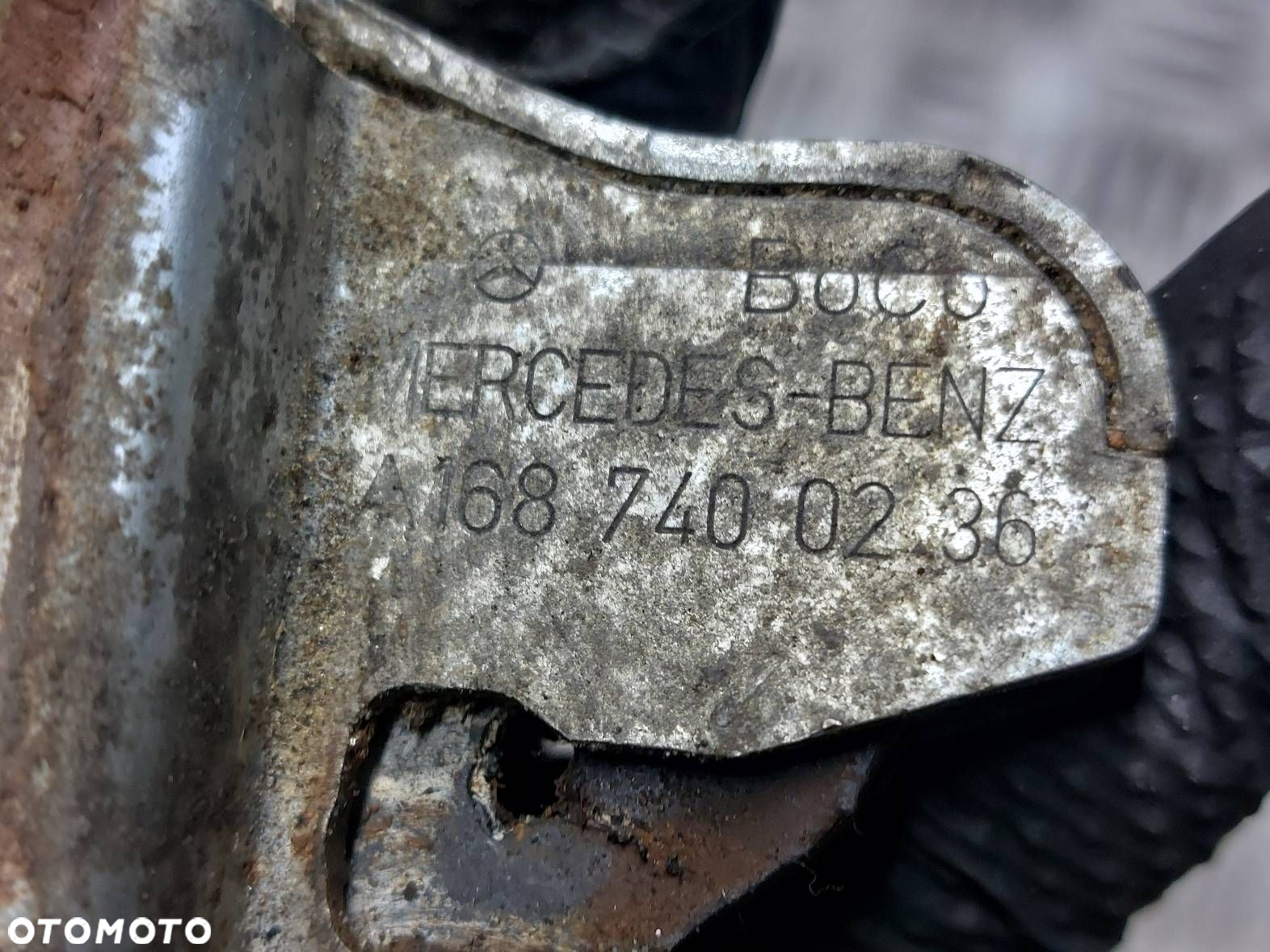 ZAMEK KLAPY BAGAŻNIKA + KLAMKA MERCEDES W168 A KLASA 168740091 - 5