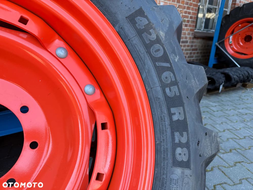 FV23% Nowa Opona 420/65R28 MICHELIN MULTIBIB Opona + Felga Kubota Koła - 6