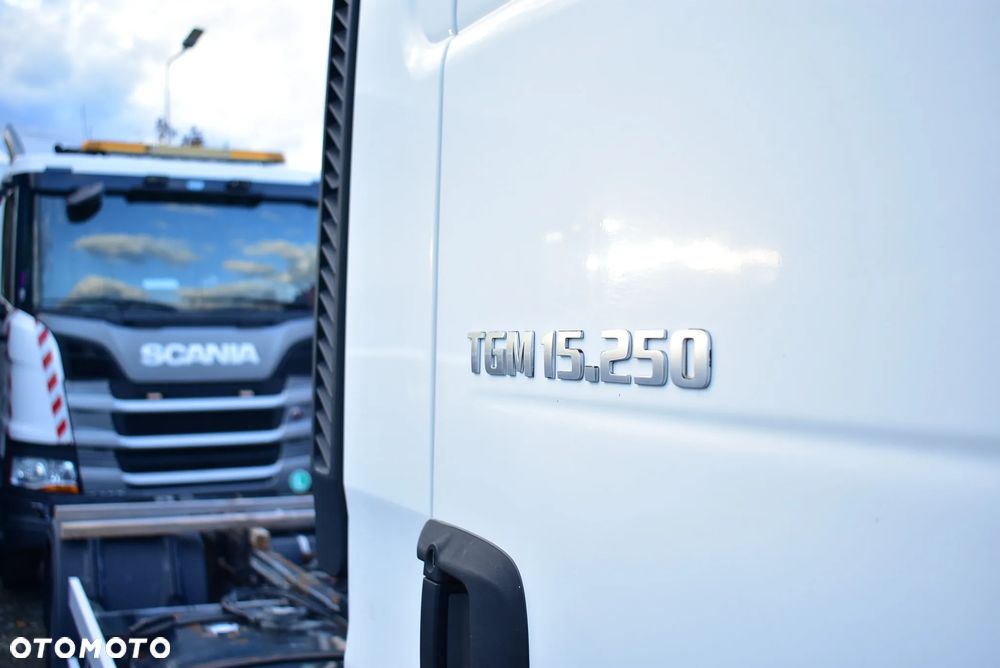 MAN TGM 15.250 4x2 BL Rama do zabudowy / PTO/ Kipper Kiper Wywrotka Beczka Hakowiec Asenizacyjny HDS Kran Crane Bramowiec Sprowadzony ! - 13