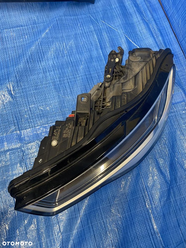 PRZÓD KOMPLETNY MASKA ZDERZAK LAMPY PAS PRZEDNI FULL LED AUDI A6 C7 S-LINE LIFT LX5R - 15