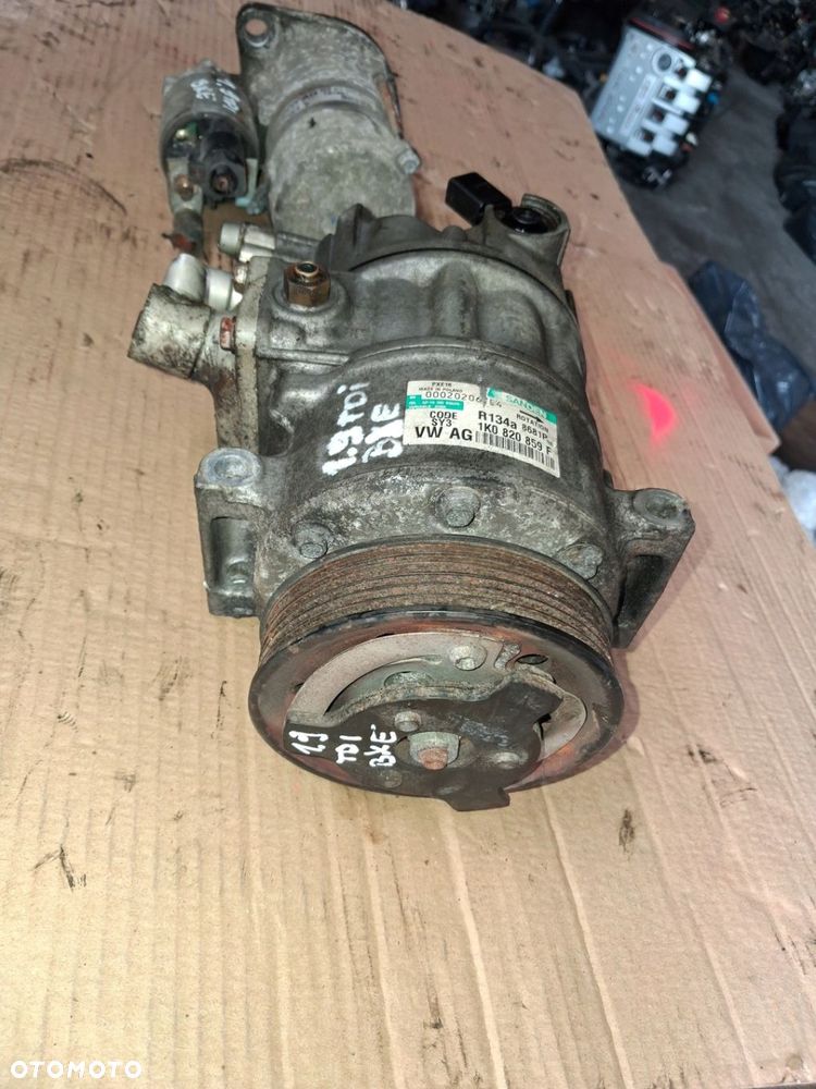 Sprężarka klimatyzacji kompresor Audi Seat Skoda VW 1.9 TDI 1K0820859F - 2