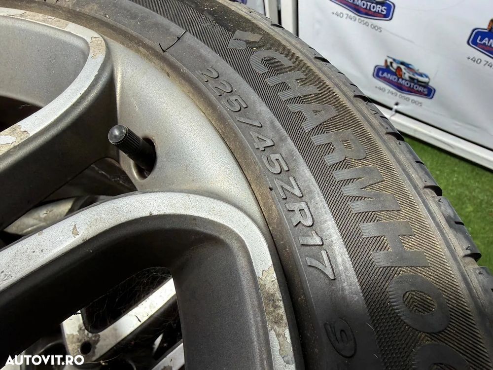 JANTE MERCEDES BENZ R17 / 5x112 / A200 / 225/45 ZR17 / ET 52,5 7,5JX17H2 + CAUCIUCURI (X4) - 7