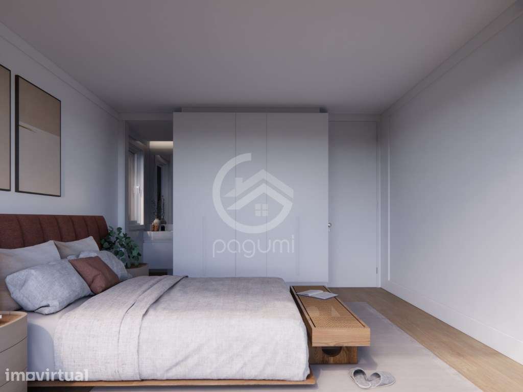 Apartamento T2 Rio Tinto - Varanda, Piscina e Jardim em Condomínio ... - Grande imagem: 3/24