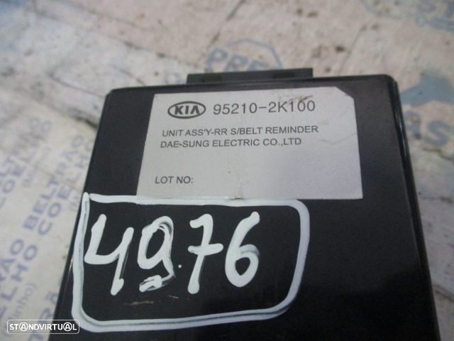Modulo 952102K100 KIA SOUL 2009  Unidade De Controle De Airbag - 1