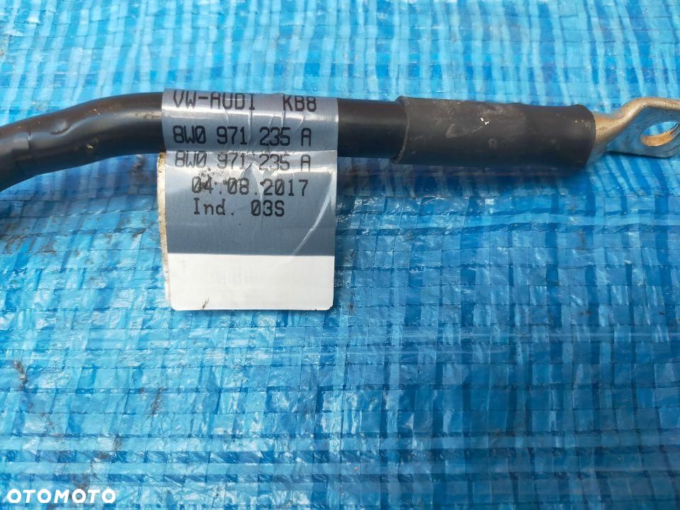 AUDI A4 B9 A5 8W PRZEWÓD AKUMULATORA MINUSOWY 8W0971235A - 2