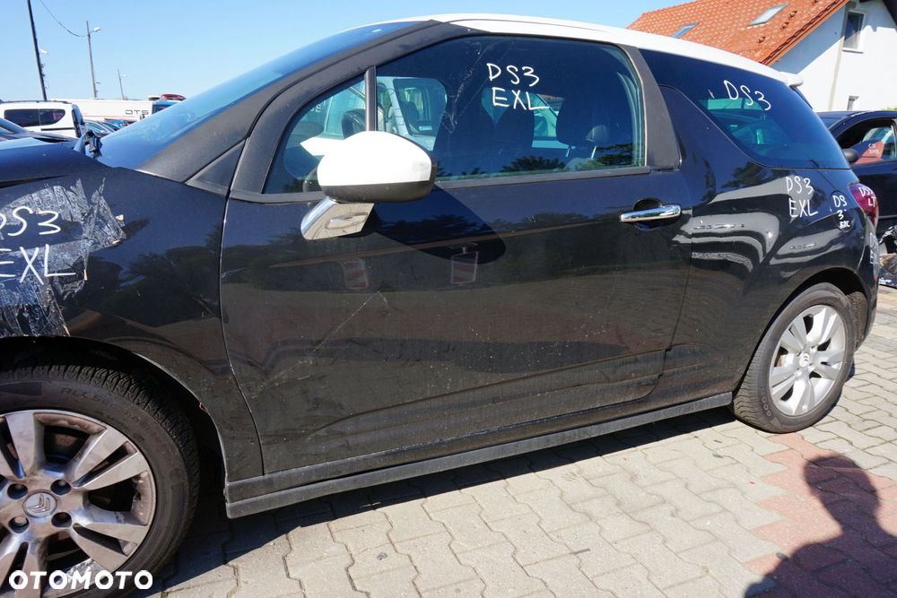 DRZWI PRZEDNIE LEWE DS3 I EXL  CZARNY CITROEN 2010-2014 - 4