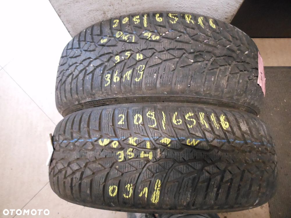 opony 205/65r16 nokian wr d4 8,5mm zima para - 1