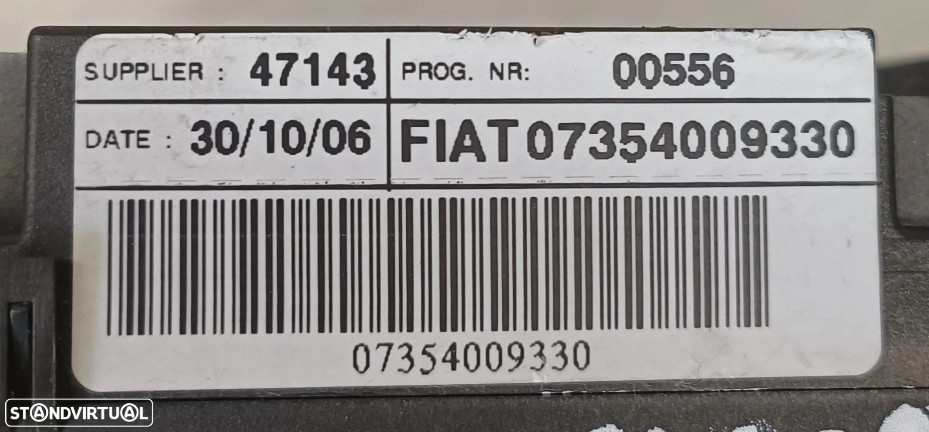 Comutador de luzes e piscas Lancia Ypsilon de 2007, ref 07354359180, Lancia Musa 07354009440, 07354009330 . - 4