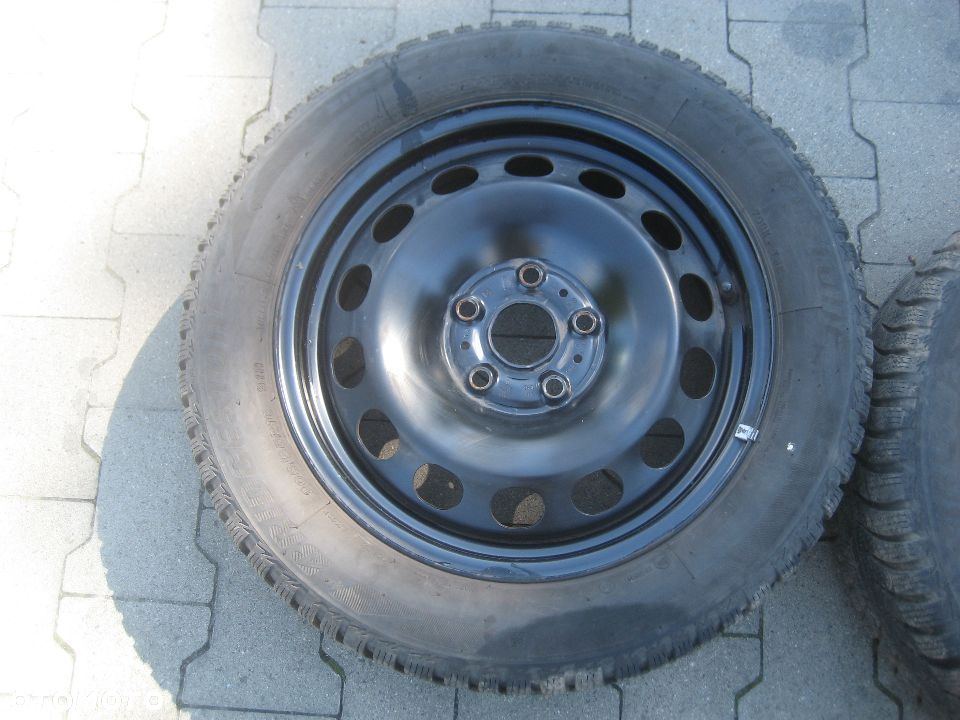 skoda octavia iii 3 felgi stalowe opony 2szt. 205x55x16 91h 6jx16 et48 5x112 5q0601027q - 2