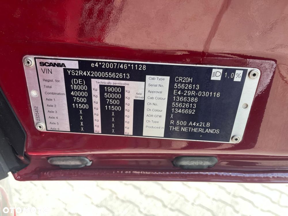 Scania R 500 A4x2LB Zawieszenie przód i tył poduszka - 6