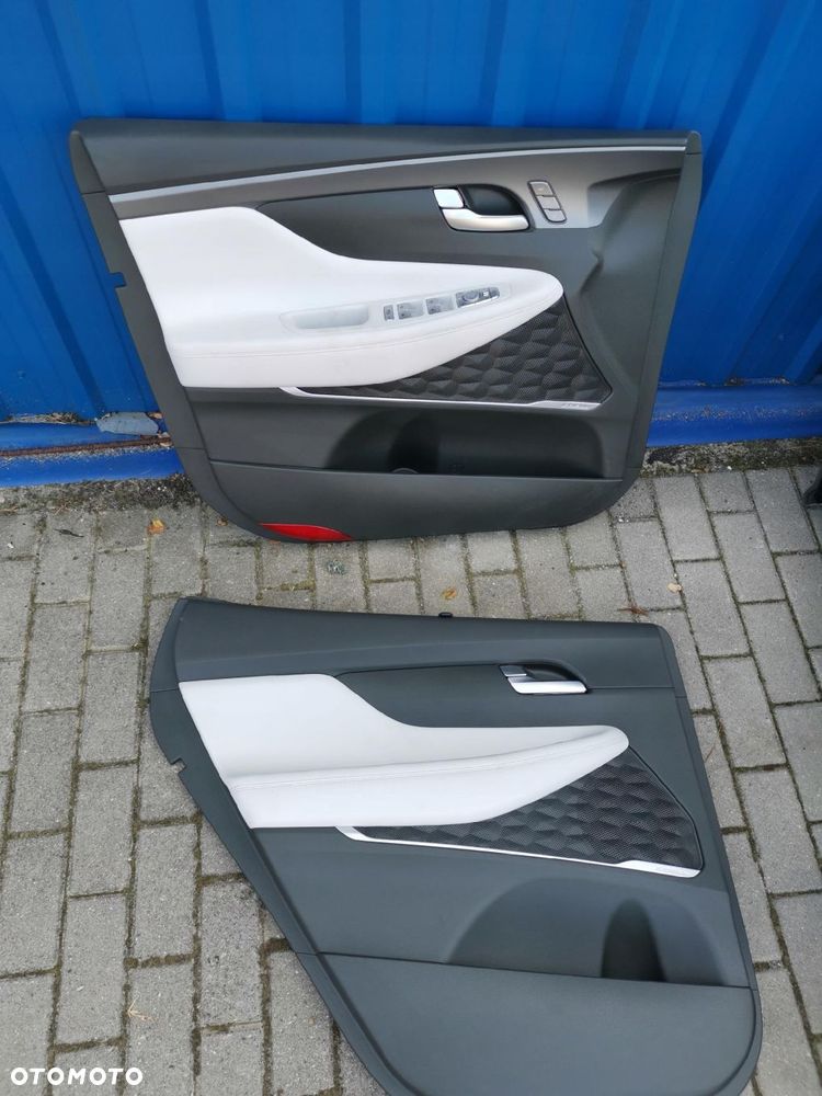 HYUNDAI SANTA FE IV LIFT KOMPLET FOTELI SKORA FOTELE KANAPA BOCZKI 7 OSÓB - 8