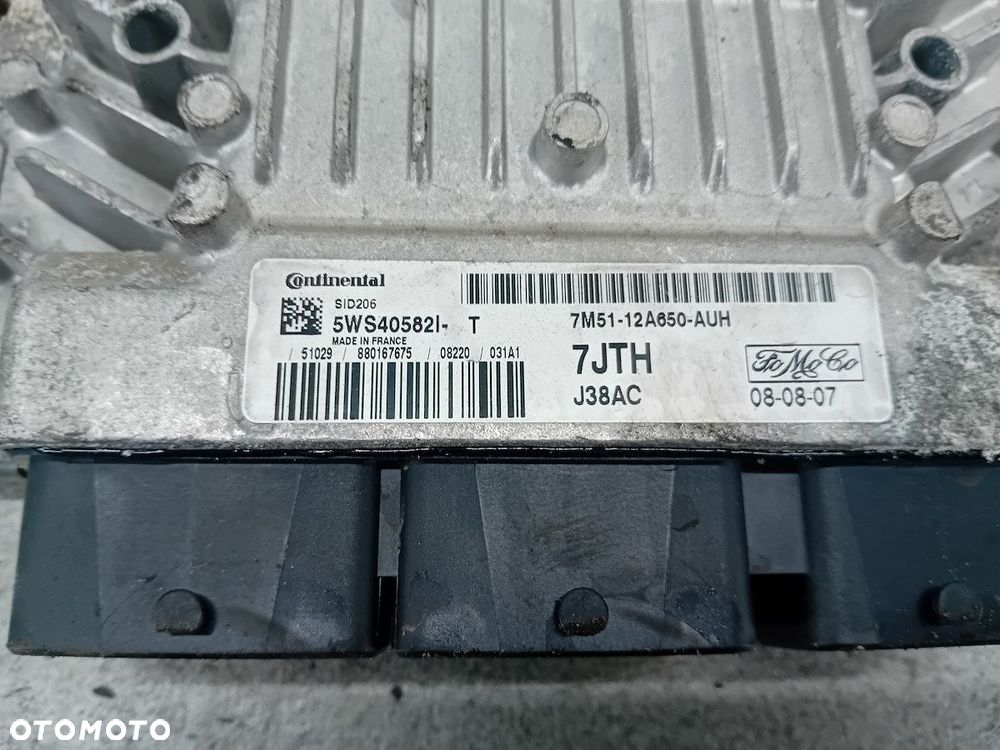 KOMPUTER, STEROWNIK FORD C-MAX I 7M51-12A650-AUH 5WS40582I-T 1.8 TDCI - 2