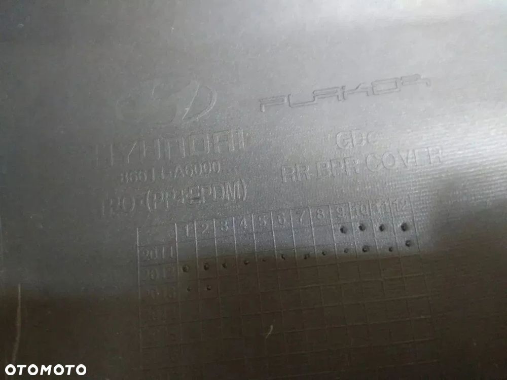 HYUNDAI I30 II HB 2012- Zderzak tylny tył warszawa - 11