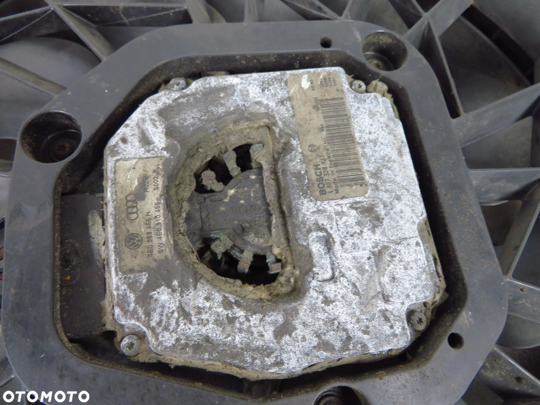 WENTYLATOR CHŁODNICY AUDI A8 D3 4.0 TDI 4E0121205B 1137328117 4E0959468H - 10