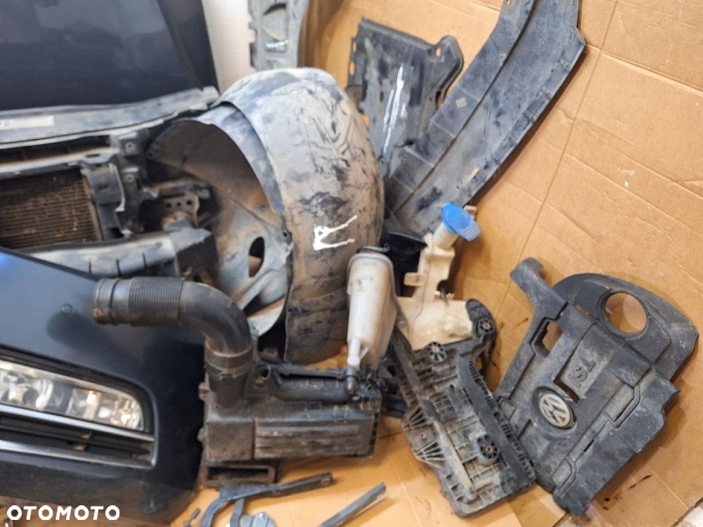 vw passat b7 2010- maska zderzak przod chlodnice kompletny przod demontaz - 2