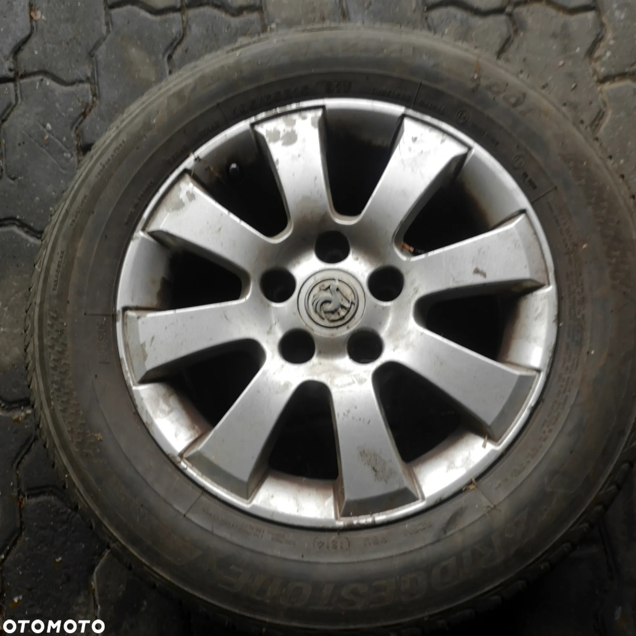 KOŁO ZAPASOWE STALOWE CITROEN III C5 R17" OPONY 225/55/R17 Z FELGAMI 17 ROZSTAW 5X108, KOŁO ALUMINIOWE OPEL R15 OPONY 195/65/R15 Z FELGAMI 15 ROZSTAW 5 ŚRUB - 5