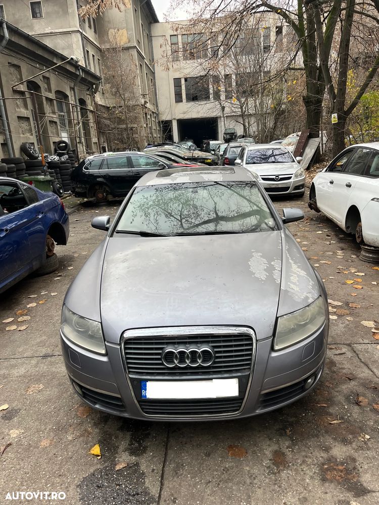 Dezmembrez Audi A6 C6 4F sedan 3.0 TDI BMK 2006 LY7H gri automat - 4
