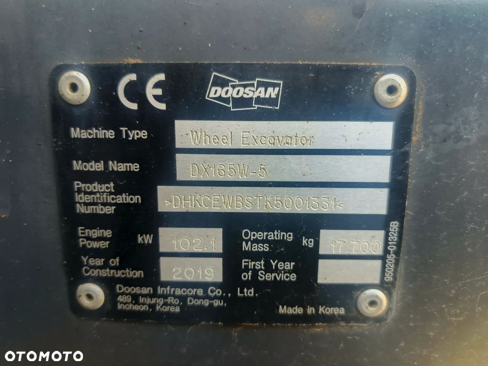 Doosan DX165W-5 - 21