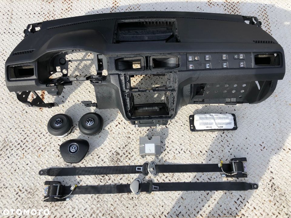 VW CADDY 4 IV 2K5 DESKA KONSOLA KOKPIT PULPIT PÓŁKA PARAPET AIRBAG - 4