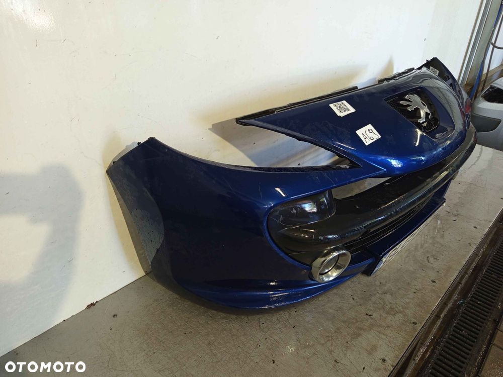 + ZDERZAK PRZÓD PRZEDNI DO PEUGEOT 207 URBAN MOVE EGED GRANAT GRANATOWY HALOGENY - 3