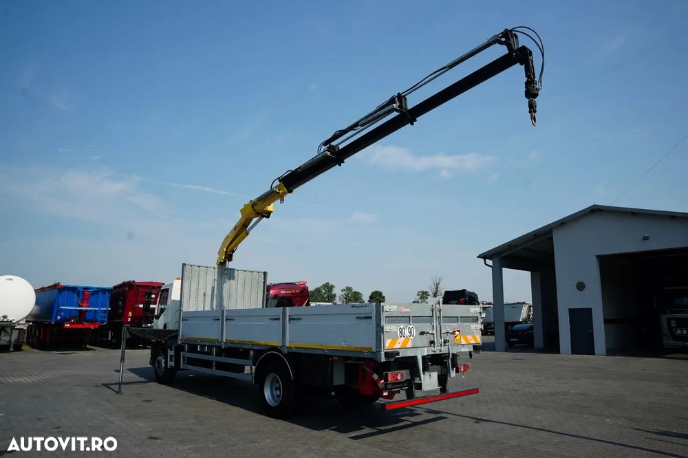 DAF LF 250 / 4x2 / CAROSERIE DE LIVRARE 7,3 m / HYVA HB150XE3 HGV / RIDICARE MAXIMĂ: 10,06 M / PODEA REZISTENTĂ / ROTATOARE / TELECOMANDĂ / EURO 6 - 4