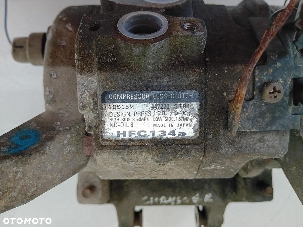 POMPA, SPRĘŻARKA KLIMATYZACJI CHRYSLER NEON 447220-3781 1.6 16V - 8