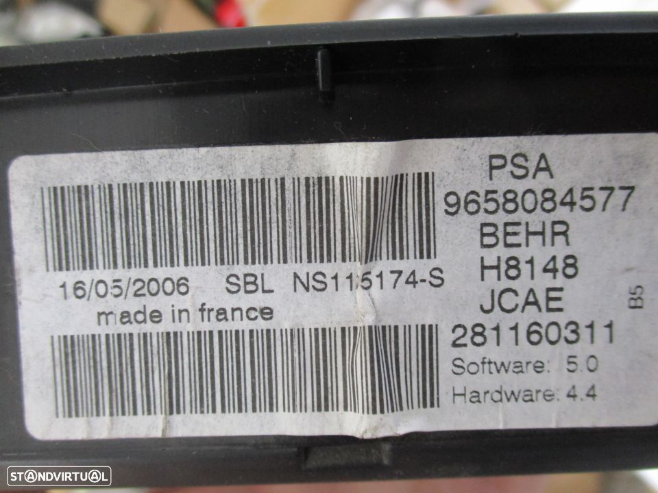 Módulo De Ar Condicionado Climatronic Citroen C4 - 3